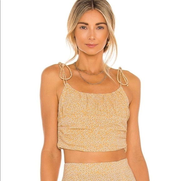 AMUSE SOCIETY REVOLVE Louise Woven Tank in Baked Clay - Picture 1 of 14